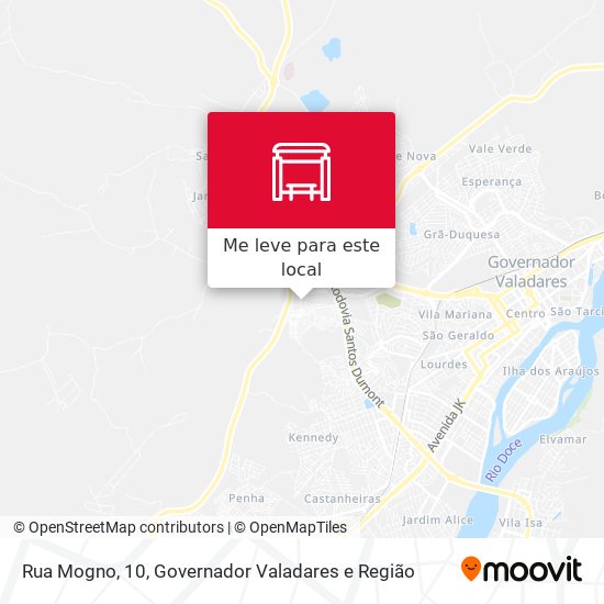 Rua Mogno, 10 mapa