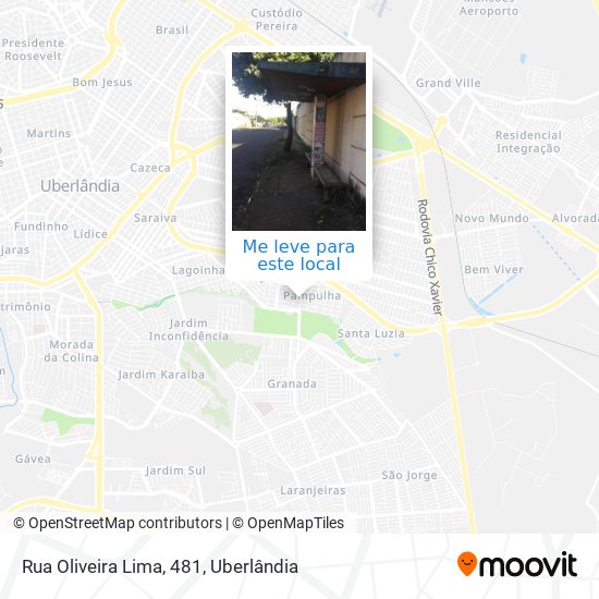 Rua Oliveira Lima, 481 mapa