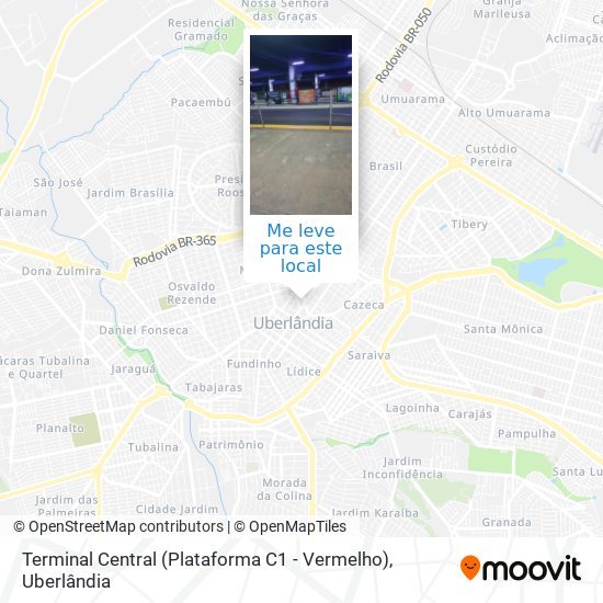 Terminal Central (Plataforma C1 - Vermelho) mapa