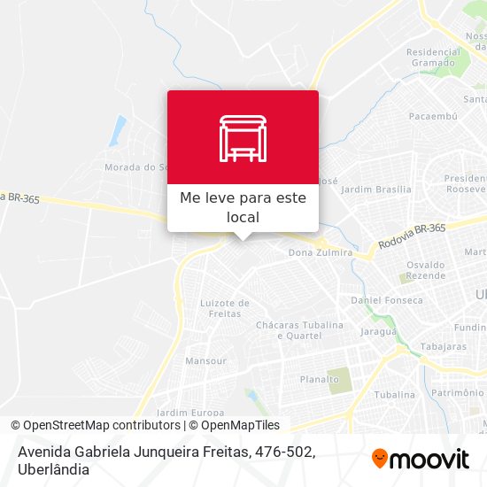 Avenida Gabriela Junqueira Freitas, 476-502 mapa