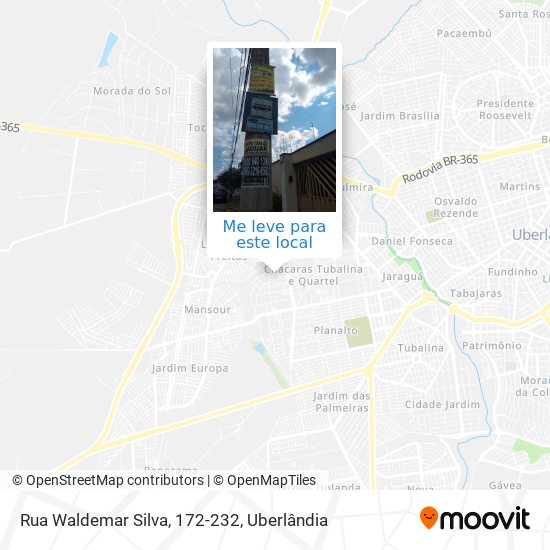 Rua Waldemar Silva, 172-232 mapa