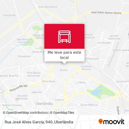 Rua José Alves García, 940 mapa