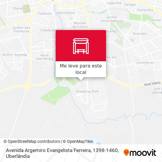 Avenida Argemiro Evangelista Ferreira, 1398-1460 mapa
