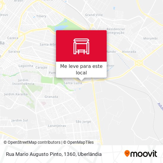 Rua Mario Augusto Pinto, 1360 mapa