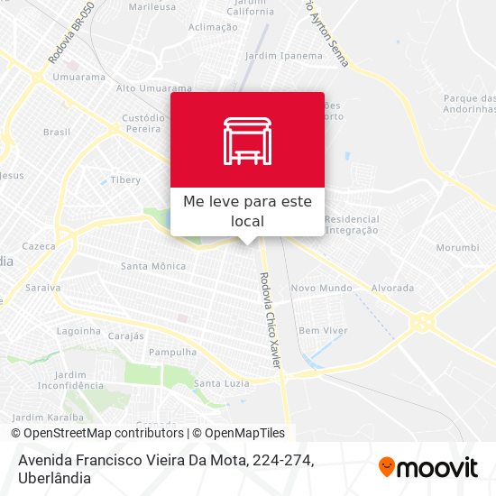 Avenida Francisco Vieira Da Mota, 224-274 mapa