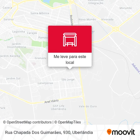 Rua Chapada Dos Guimarães, 930 mapa