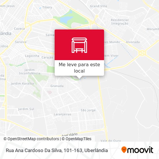 Rua Ana Cardoso Da Silva, 101-163 mapa