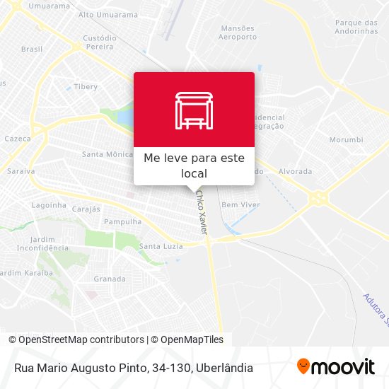 Rua Mario Augusto Pinto, 34-130 mapa