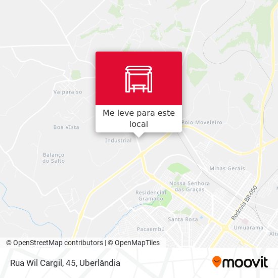 Rua Wil Cargil, 45 mapa