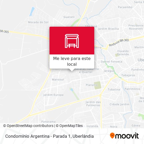 Condomínio Argentina - Parada 1 mapa