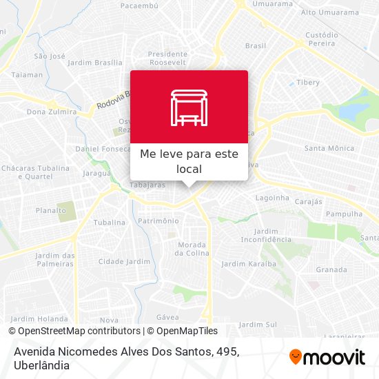 Avenida Nicomedes Alves Dos Santos, 495 mapa