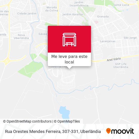 Rua Orestes Mendes Ferreira, 307-331 mapa