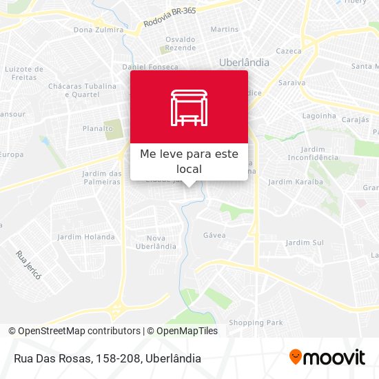 Rua Das Rosas, 158-208 mapa