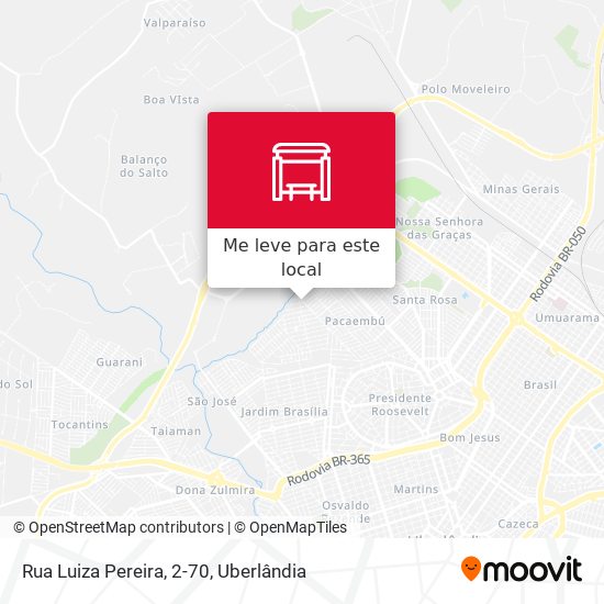 Rua Luiza Pereira, 2-70 mapa