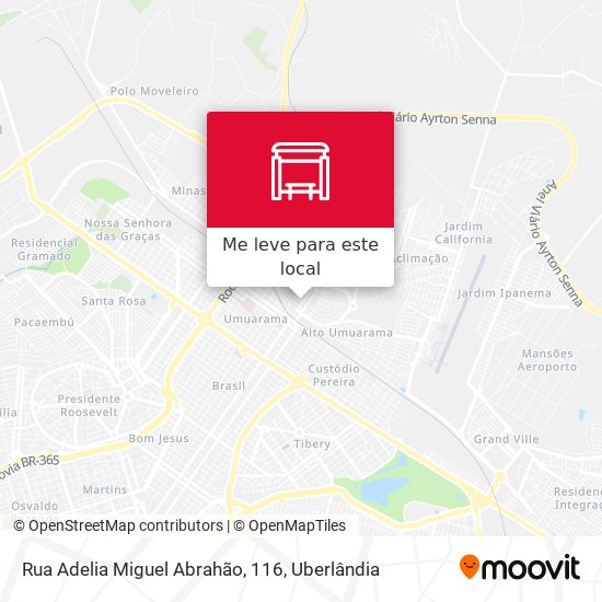 Rua Adelia Miguel Abrahão, 116 mapa
