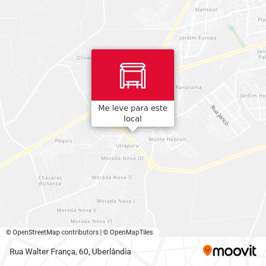 Rua Walter França, 60 mapa