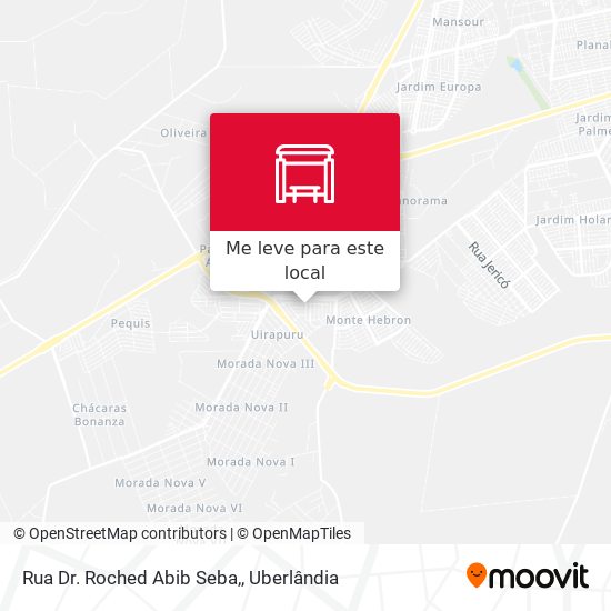 Rua Dr. Roched Abib Seba, mapa