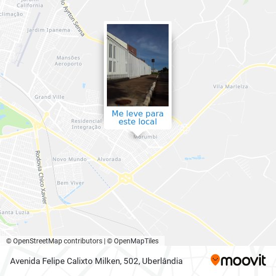 Avenida Felipe Calixto Milken, 502 mapa