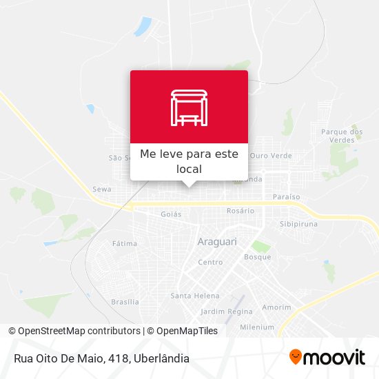 Rua Oito De Maio, 418 mapa