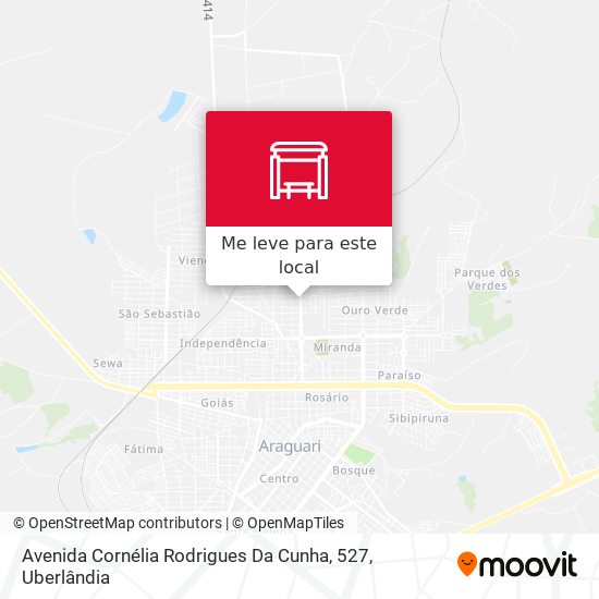 Avenida Cornélia Rodrigues Da Cunha, 527 mapa