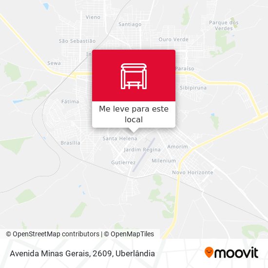 Avenida Minas Gerais, 2609 mapa