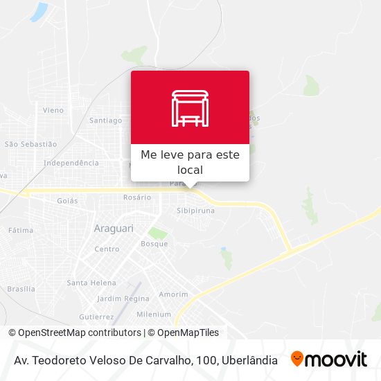 Av. Teodoreto Veloso De Carvalho, 100 mapa