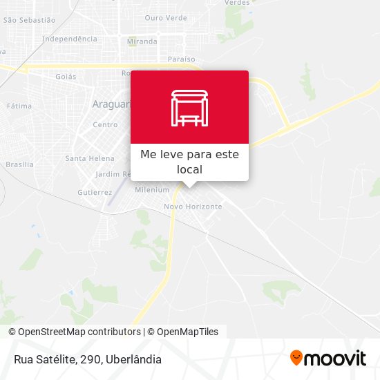 Rua Satélite, 290 mapa