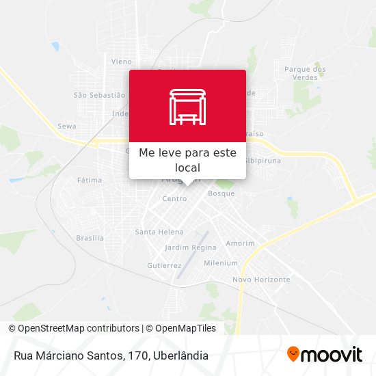 Rua Márciano Santos, 170 mapa