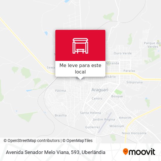 Avenida Senador Melo Viana, 593 mapa