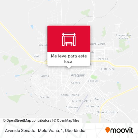 Avenida Senador Melo Viana, 1 mapa