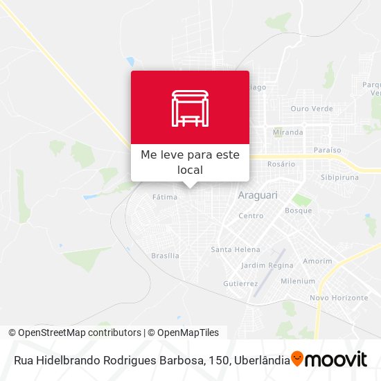 Rua Hidelbrando Rodrigues Barbosa, 150 mapa