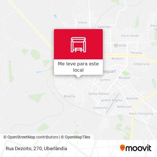 Rua Dezoito, 270 mapa