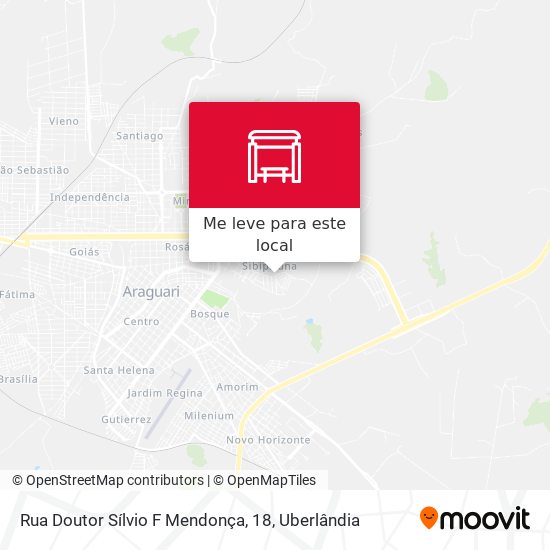 Rua Doutor Sílvio F Mendonça, 18 mapa