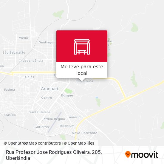 Rua Profesor Jose Rodrigues Oliveira, 205 mapa