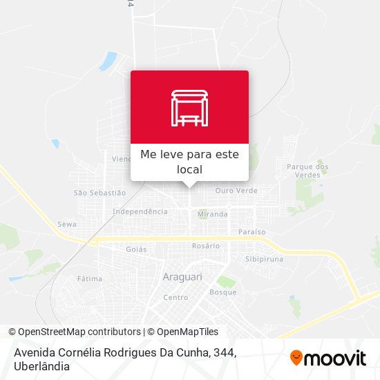 Avenida Cornélia Rodrigues Da Cunha, 344 mapa