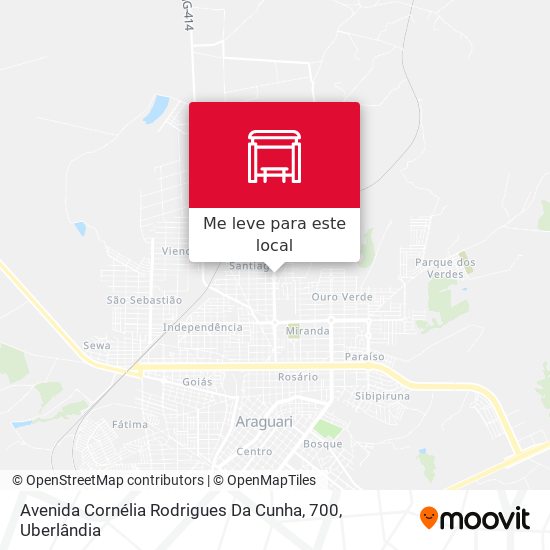 Avenida Cornélia Rodrigues Da Cunha, 700 mapa