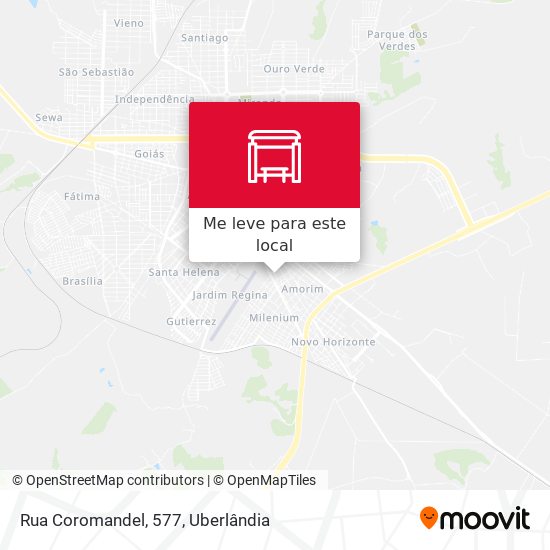 Rua Coromandel, 577 mapa