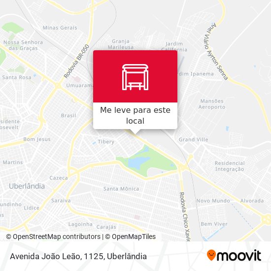 Avenida João Leão, 1125 mapa