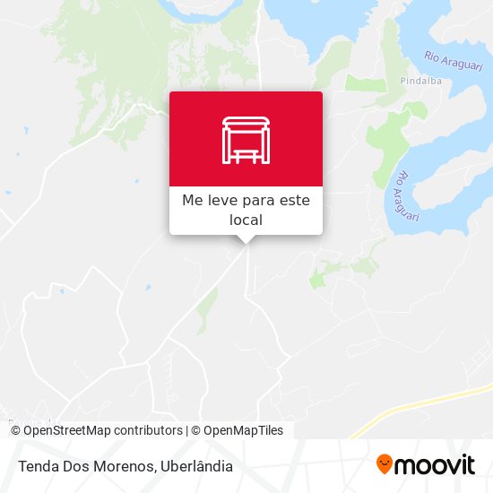 Tenda Dos Morenos mapa