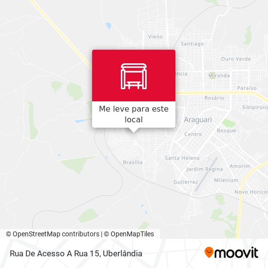 Rua De Acesso A Rua 15 mapa