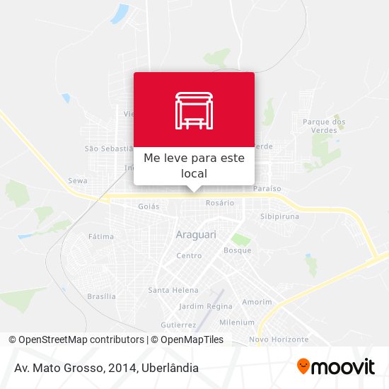 Av. Mato Grosso, 2014 mapa