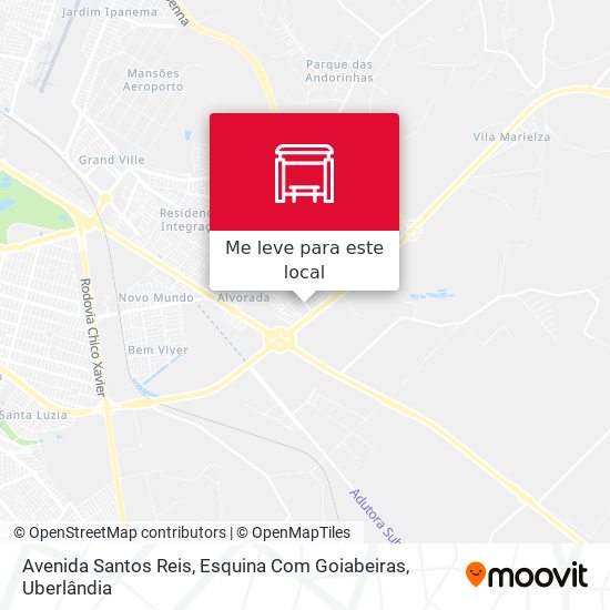 Avenida Santos Reis, Esquina Com Goiabeiras mapa