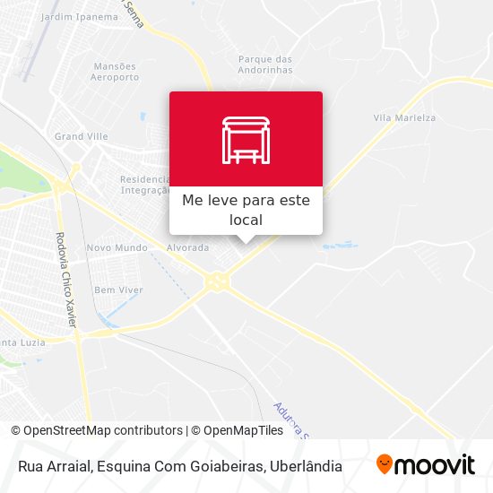 Rua Arraial, Esquina Com Goiabeiras mapa