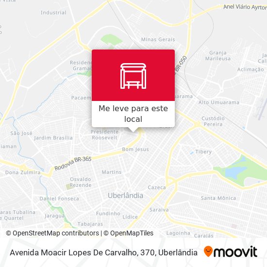 Avenida Moacir Lopes De Carvalho, 370 mapa