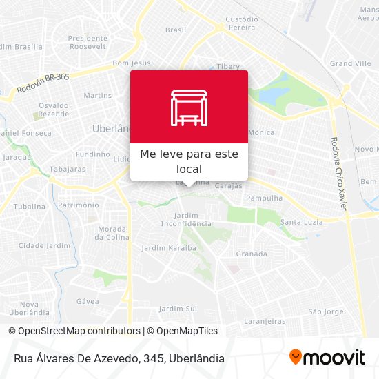 Rua Álvares De Azevedo, 345 mapa