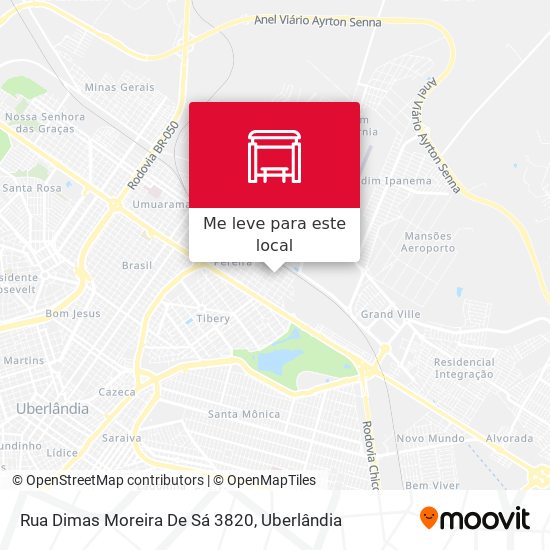 Rua Dimas Moreira De Sá 3820 mapa