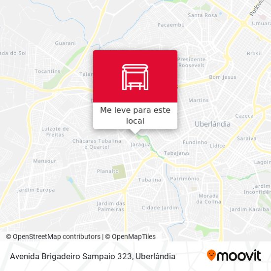 Avenida Brigadeiro Sampaio 323 mapa