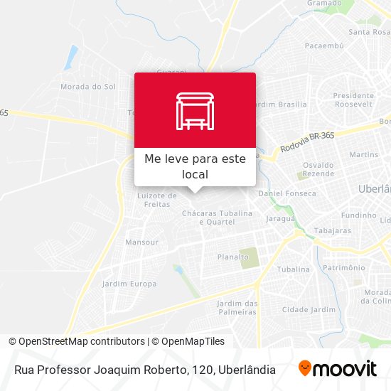 Rua Professor Joaquim Roberto, 120 mapa
