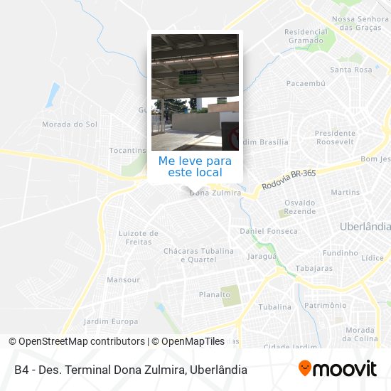 B4 - Des. Terminal Dona Zulmira mapa