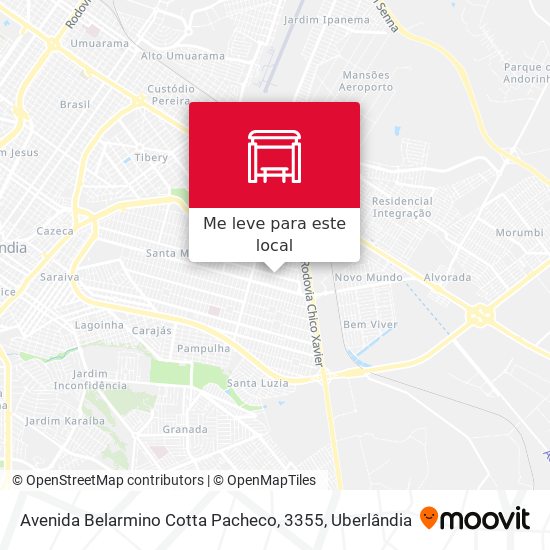 Avenida Belarmino Cotta Pacheco, 3355 mapa